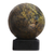 Serpentine sphere, 'Forest Whisper' - Modern Serpentine Gemstone Sculpture (image 2b) thumbail