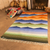 Wool rug, 'Sunset' (4x6) - Peruvian Hand Loomed Wool Area Rug (4x6) (image 2) thumbail