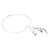 Silbernes Halsband - Calla-Lilien-Halskette, handgefertigter Blumenschmuck