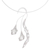 Silver choker, 'Magnificent Calla' - Calla Lily Choker Necklace Handmade Floral Jewelry