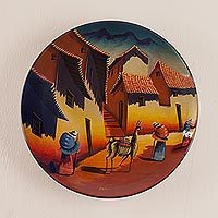 Ceramic plate,