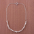 Cultured pearl chain necklace, 'Shimmering Peru' - Cultured Pearl chain necklace (image 2) thumbail