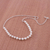 Cultured pearl chain necklace, 'Shimmering Peru' - Cultured Pearl chain necklace (image 2c) thumbail