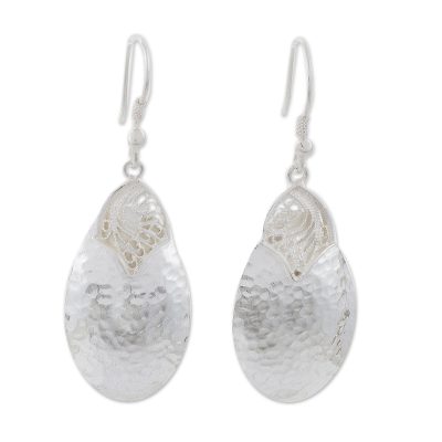 Sterling silver dangle earrings, 'Temptress' - Women's Sterling Silver Dangle Earrings