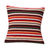Wool cushion cover, 'Parallel Symphony' - Unique Geometric Wool Striped Cushion Cover thumbail