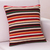 Wool cushion cover, 'Parallel Symphony' - Unique Geometric Wool Striped Cushion Cover (image 2b) thumbail