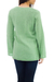 Alpaca blend sweater, 'Mint Charisma' - Women's Alpaca Wool Blend Pullover Sweater (image 2c) thumbail