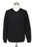 Men's alpaca blend sweater, 'Ebony' - Men's Peruvian Alpaca Wool Blend Classic Pullover Sweater (image 2c) thumbail