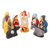 Ceramic nativity scene, 'The Kings Visit' (10 pieces) - Nativity Scene Ceramic Christmas Sculpture (10 Pieces) (image 2a) thumbail