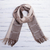 Men's 100% alpaca scarf, 'Nazca Warmth' - Hand Crafted Men's Alpaca Wool Patterned Scarf (image 2) thumbail