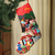 Applique Christmas stocking, 'The Three Kings' - Applique Christmas stocking