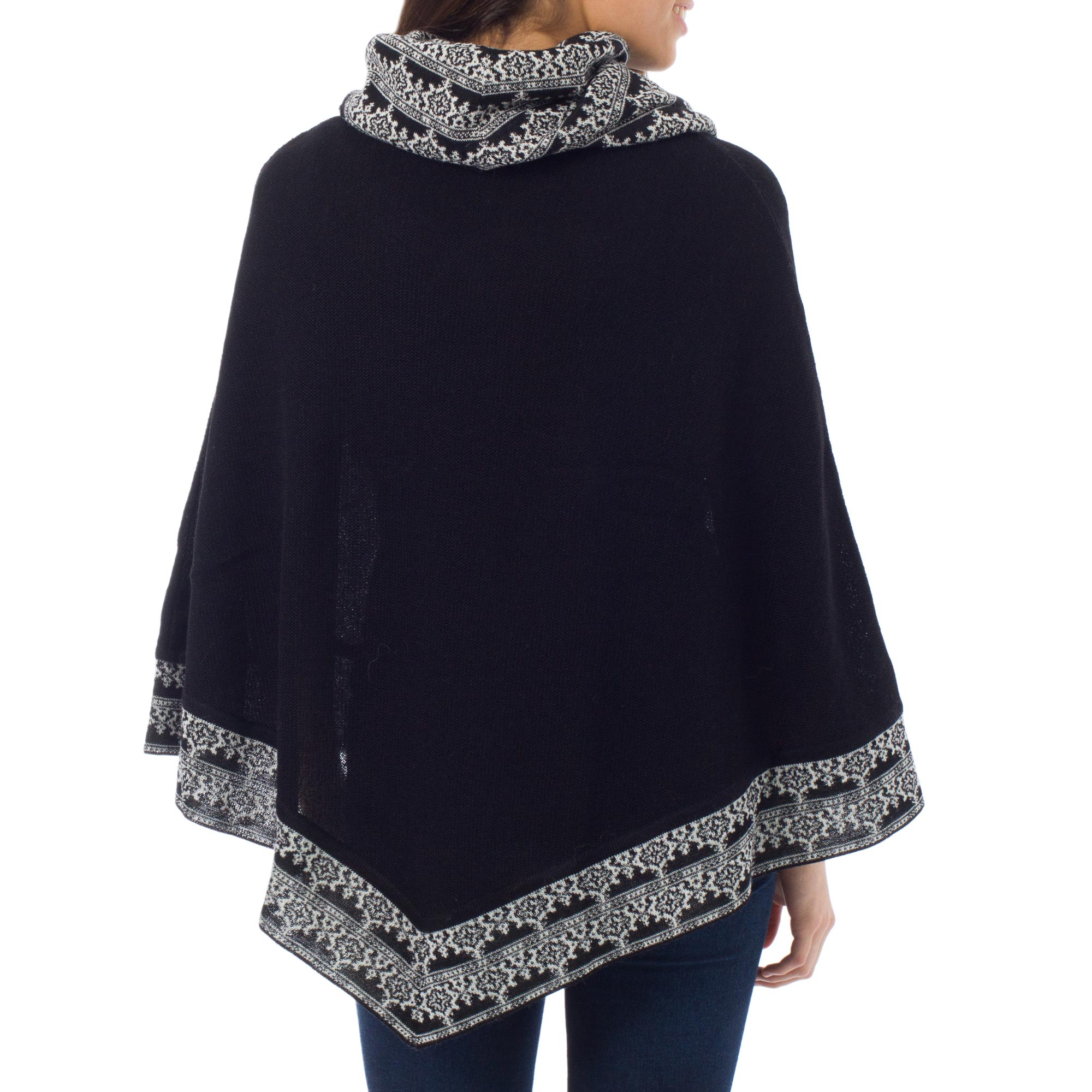 UNICEF Market | Fair Trade Women's Alpaca Wool Knit Poncho ...