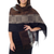 100% alpaca shawl, 'Andean Cocoa' - Handcrafted Women's Alpaca Wool Shawl (image 2a) thumbail