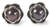Cultured pearl flower earrings, 'Black Rose' - Cultured Black Pearl And .950 Silver Rose Stud Earrings thumbail