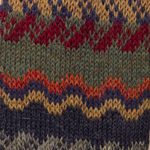 100% alpaca scarf, 'Lavish Winter' - Alpaca Wool Striped Scarf