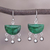 Chrysocolla dangle earrings, 'Beautiful Universe' - Hand Made Sterling Silver Chrysocolla Dangle Earrings (image 2) thumbail