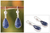 Sodalite dangle earrings, 'Inca Aesthetic' - Sterling Silver Sodalite Dangle Earrings (image 2) thumbail