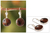 Mahogany obsidian dangle earrings, 'Inca Moons' - Sterling Silver and Obsidian Dangle Earrings
