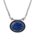 Lapis lazuli pendant necklace, 'Mystical Medallion' - Lapis lazuli pendant necklace (image 2a) thumbail