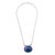 Lapis lazuli pendant necklace, 'Mystical Medallion' - Lapis lazuli pendant necklace (image 2d) thumbail