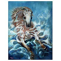 Horse in Shape of Clouds and Waves (2011)