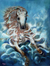 'Horse in Shape of Clouds and Waves' (2011) - Expressionist Oil Painting (2011) from Peru (image 2a) thumbail