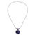 Lapis lazuli pendant necklace, 'Pacific Wisdom' - Unique Sterling and Lapis Lazuli Pendant Necklace (image 2c) thumbail