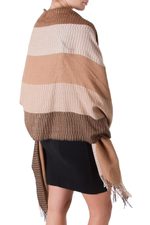 100% alpaca shawl, 'Huancayo Intensity' - 100% alpaca shawl