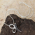 Obsidian pendant necklace, 'Cuzco Butterfly' - Sterling Silver and Obsidian Pendant Necklace thumbail