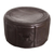 Leather ottoman cover, 'Colonial Legend' - Collectible Peruvian Colonial Leather Ottoman Cover (image 2b) thumbail