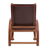 Tornillo wood and leather folding chair, 'Colonial Honey' - Handcrafted Colonial Leather Wood Chair (image 2d) thumbail