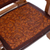 Tornillo wood and leather folding chair, 'Colonial Honey' - Handcrafted Colonial Leather Wood Chair (image 2f) thumbail