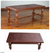 Mohena wood and leather coffee table, 'Andean Elegance' - Peruvian Traditional Leather Wood Coffee Table (image 2) thumbail