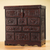 Mohena wood and leather jewelry box, 'Ancient Legacy' - Colonial Wood Leather jewellery Box and Decorative Chest (image 2) thumbail