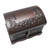 Mohena wood and leather jewelry box, 'Colonial Mystique' - Unique Colonial Wood Leather Jewelry Box (image 2d) thumbail