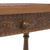 Tisch aus Holz und Leder Mohena, 'Andine Eleganz'. - Traditioneller Endtisch aus Leder und Holz