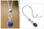Sodalite pendant necklace, 'Tangled-Up' - Modern Sterling Silver Pendant Sodalite Necklace thumbail