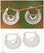 Sterling silver heart filigree earrings, 'Loving Energy' - Handcrafted Heart Shaped Sterling Silver Hoop Earrings (image 2) thumbail