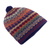 100% alpaca hat, 'Indigo Winter' - Handcrafted 100% Alpaca Wool Patterned Hat
