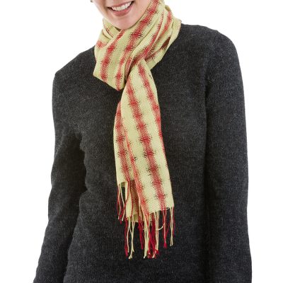 100% alpaca scarf, 'Sunset Sky' - 100% alpaca scarf