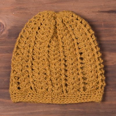 100% alpaca hat, 'El Dorado' - 100% alpaca hat