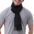 Men's 100% alpaca scarf, 'Evening Black' - Men's 100% alpaca scarf (image 2c) thumbail
