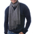 Men's 100% alpaca scarf, 'Stormy Gray' - Men's 100% alpaca scarf (image 2a) thumbail