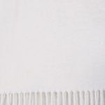 Men's 100% alpaca scarf, 'Frothy White' - Unique Alpaca Wool Solid Scarf