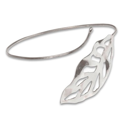 Silver cuff bracelet