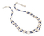 Lapis lazuli beaded necklace, 'Andean Legend' - Unique Sterling Silver Beaded Lapis Lazuli Necklace thumbail