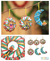 Cotton blend ornaments, 'Andean Feast' (set of 6) - Cotton blend ornaments (Set of 6) (image 2) thumbail