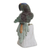 Gemstone sculpture, 'Aqua Macaw' - Handcrafted Gemstone Bird Sculpture from Peru (image 2d) thumbail