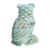 Gemstone sculpture, 'Mystic Owl' - Handcrafted Turquoise Owl Gemstone Sculpture (image 2c) thumbail
