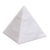 Onyx pyramid, 'Protection' - White Onyx Gemstone Pyramid Sculpture from Peru (image 2a) thumbail
